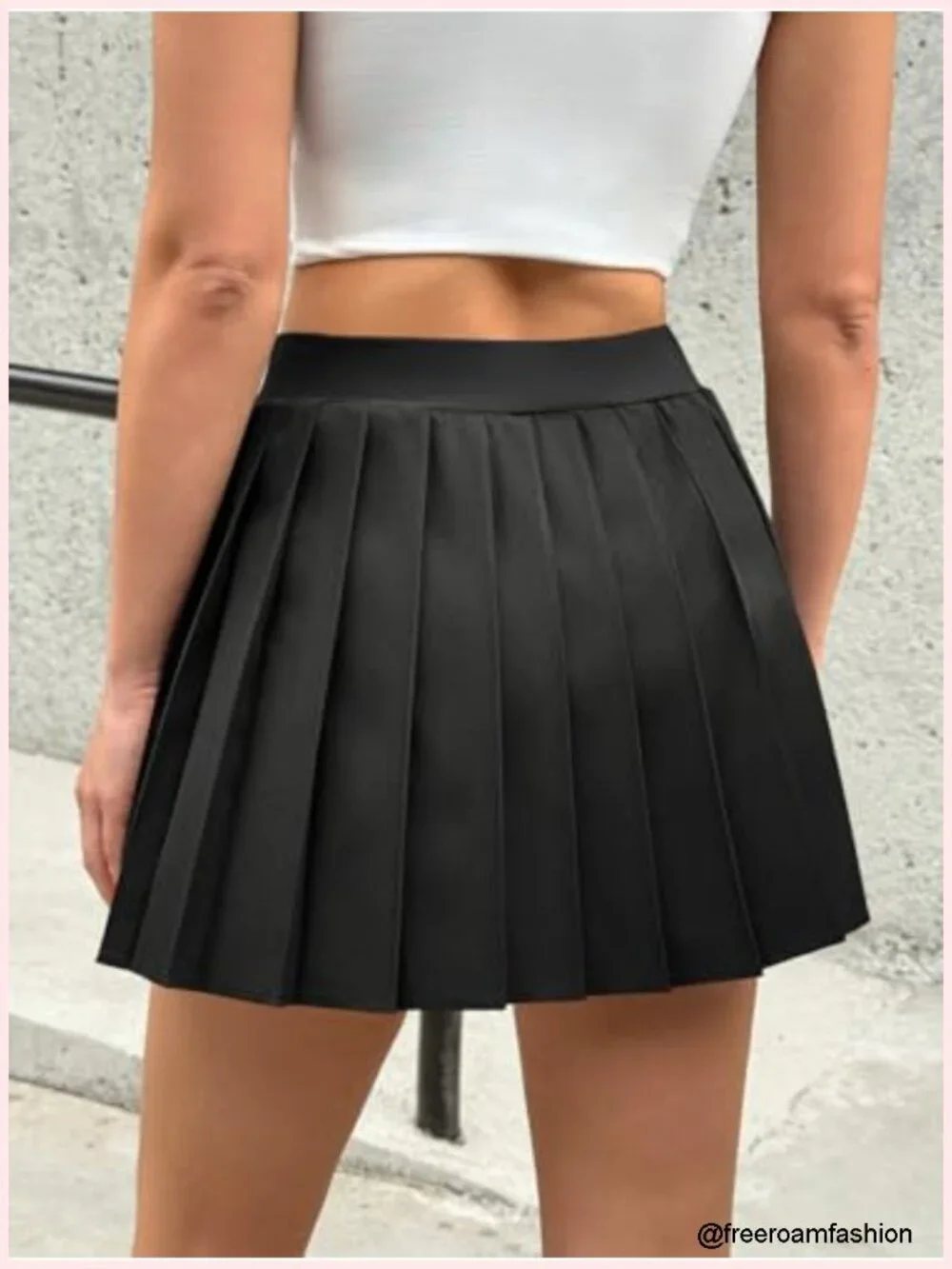 High Waisted Pleated Tennis Skirts for Women with Built-in Shorts